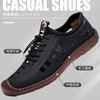 Zapatos Casuales Huecos de PU para Hombre, Transpirables de Suela Blanda para Exteriores y Playa, Zuecos de Suela de Goma, Sandalias, Zapatos para Hombre Directo de Fábrica