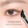 Nuevo Ángulo Cuchillo Pico Pincel Delineador de Ojos Portátil Plano Hoz Hacia Abajo Párpado Ojo Único Bolsillo del Ojo Detalle Pincel de Maquillaje