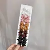 10 Unidades/grupo grampo de rabo de andorinha multicolorido laço infantil combinação de grampos para bebê cor sólida feminino simples clipe lateral