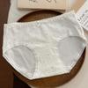 Ropa Interior de Algodón Puro para Mujer Estilo Japonés Chica Dulce Algodón Antibacteriano Entrepierna Niñas Otoño Calzones Delgados Venta al por Mayor