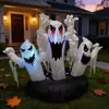 Decoraciones para Fiesta de Halloween en Jardín Exterior, Piscina, Césped, Patio Figuras de Fantasmas Inflables Personalizadas