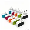 Carregador de doces 3USB transfronteiriço com luz LED emissora de luz, cabeça de carregamento de celular multiporta 3.1A, carregador inteligente colorido