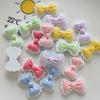 Lazo de Encaje Brillante DIY Hecho a Mano Horquilla para el Cabello de Niños Material Tendón de Goma Decoración de Coche Accesorios de Resina Sur 24