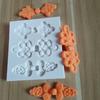 Molde de silicone criativo Chinês botão de nó forma bolo decoração molde Fondant chocolate líquido molde de silicone