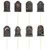 Nuevo jarrón decorativo de Halloween, tarjeta para fiesta de festival fantasma, jarrón decorativo, accesorios de decoración, lápida enchufable