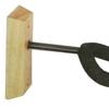 Suporte de Guitarra Curto e Longo Placa de Madeira com Fenda para Instrumento Musical Escola Loja de Música Parede de Exibição