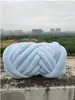 Hilo de Lana Islandesa Extra Grueso para Mantas Hechas a Mano, Camas para Gatos, Cojines, Almohadas, Contornos de Cama DIY y Tiras de Tela Súper Gruesas