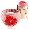 Nova Faixa de Cabelo de Tricô Estilo Étnico para Outono e Inverno Borda Larga Estampada Cobertura para Cabelos Brancos Espessa Quente Flor Mãe Headwear