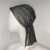Acessórios europeus e americanos femininos elástico com strass faixa de cabelo LAZADA grade lenço de cabeça para carnaval ao ar livre adorno de cabeça acessórios de cabelo