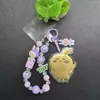 Novo Produto Ouro Puro 999 Chiikawa Usagi Chiikawa Corrente para Celular Chaveiro Pingente de Bolsa Cordão