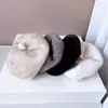 Boina súper suave y delicada tipo visón para mujer, sombrero de pintor cálido para otoño e invierno, lindo sombrero de pezón Choo Choo, sombrero de azafata, moda