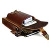 Bolsa transversal de couro de vaca personalizada do fabricante, bolsa para celular moderna e simples, bolsa de cintura, bolsa de ombro casual para homens e mulheres