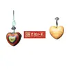 Colgante de Madera con Forma de Corazón de Sándalo para Teléfono Móvil, Colgante de Madera para Colgar en el Coche, Juguete de Madera, Colgante, Joyería, Llavero, Regalo
