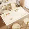 2026 Novo Tapete de Mesa de Centro Macio com Sensação de Pele, À Prova d'Água, À Prova de Óleo, Sem Lavagem, Tapete de Proteção de Superfície de Mesa de Jantar de Alta Qualidade