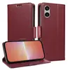 Funda Protectora Adecuada para Teléfono Móvil Sony 1Vii Séptima Generación Xperia5V Se Puede Usar como Soporte y es Anti-Huellas Dactilares Funda para Teléfono Móvil 5 Iv Funda de Cuero