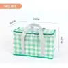 Bolsa de picnic, portacomidas aislado de papel de aluminio grueso para exteriores, cesta de picnic de gran capacidad, bolsa tote aislada para picnics al aire libre
