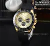 Venta al por mayor del fabricante Wish Aliexpress Reloj de cuarzo para hombre de alta calidad Casual Seis manecillas Correa luminosa Reloj