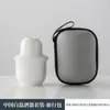 Aquecedor de Vinho Amarelo Chinês para Uso Doméstico Duas Liang Baijiu Panela de Vinho Quente Meio Jin Conjunto de Panela de Vinho Escaldante Antiga Aquecedor de Vinho de Cerâmica