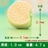 Sándwich de simulación galleta rollo de toalla plato de cena accesorios de resina cargador diy cubierta protectora agujero zapatos zapatos flor