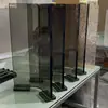 Pata de Mesa Transparente de Acrílico con Gradiente Negro Soporte Curvo Mesa de Café Isla Soporte Pata de Mesa Pie de Mesa