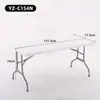 Venta Directa de Fábrica Mesa Plegable Comercial Mesa de Comedor Simple Mesa Plegable para Puestos Mesa de Puesto para Hogar al Aire Libre Camping