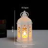 Luz de Vela LED Estilo Europeu Retrô, Ornamento Criativo de Lareira LED Simulada, Decoração de Atmosfera Festiva, Lâmpada de Vento de Vela Eletrônica