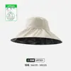 Chapéu de Sol Feminino de Verão com Aba Larga Cobertura Facial Top Vazio Chapéu de Sol de Borracha Preta Chapéu de Sol Leve Proteção UV Chapéu de Pescador