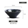 Cerâmica Vintage Estilo Japonês Tigela de Jantar Tigela de Arroz Tigela de Sopa Tigela Pequena para Molho Tigela de Chifre Louça Doméstica Tigela Redonda Restaurante Comercial