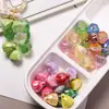 Nuevo Colgante Quankunjia Chapado en UV de Alta Calidad Vaina de Loto Agujero para Colgar Cuentas Sueltas de Acrílico Colgante para Coche Accesorios para Bricolaje Material para Colgar Bolsos