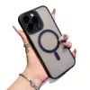 Adequado para Apple 16 com sensação de pele fina e furos 13 capa magnética para iPhone 15 14 com película de lente com tudo incluído 16Max