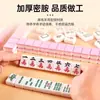 Mini Fichas de Mahjong Portátiles para Camping al Aire Libre Mahjong Pequeño Tendencia Mini Fichas de Mahjong de Viaje Portátil
