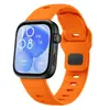 Para Huawei Watch Fit4Pro Fivela Invertida Onda Pulseira de Silicone Compatível com Relógio Inteligente Fit 3/4 Pulseira de Pulso de Reposição