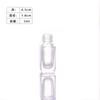 Em estoque 5ml ~ 10ml frasco cilíndrico frasco de perfume retangular frasco de spray fino parafuso pequeno frasco de amostra sub-frasco fino