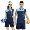 Conjunto de Roupa de Treino de Vôlei sem Mangas para Homens e Mulheres Roupa Esportiva de Competição Camisa de Vôlei Universitário com Números Impressos