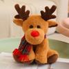 Presente de Natal Boneco Alce Transfronteiriço Amazon Boneco de Pelúcia Enfeite de Feriado Cachecol de Veado Atacado de Natal