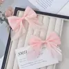Acessórios de Laço de Chiffon de Cor Sólida Estilo Coreano, Acessórios de Moda Fresca Personalizados para Roupas, Acessórios de Cabelo de Alta Qualidade, Componentes para Joias DIY