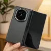 Aplicable para Huawei MateX7 Protección de Bisagra de Doble Eje Textura de Fibra de Carbono Funda para Teléfono MateX6 Sensación Ligera Negro Translúcido