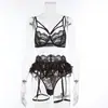 Venta directa de fábrica estilo europeo y americano transfronterizo tentación uniforme deseo puro moda sexy camisón atuendo sexy para mujer