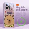 Kapibala es Adecuado para Funda de Teléfono Móvil Apple 16 Dibujos Animados Lindo Iphone16Promax Todo Incluido con Lente Incorporada