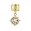 Pulsera con Colgante de Collar para Módulo Cruzado, Colgante de Pulsera Estilo Italiano con Lazo y Estrella, Adornos, Accesorios