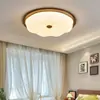 Lámpara de Techo para Interiores de Alto Brillo con Protección Ocular, Estilo Retro Mid-Century con Flores, Sin Costuras, Ahorradora de Energía, para Baño, Dormitorio, Cocina