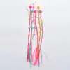 Temu Xiyin Venda Quente Extensão de Cabelo Colorida Infantil Peruca Acessórios de Cabelo Corda Colorida Trançada Adorno de Cabeça Elástico com Contas Artefato para Trançar Cabelo