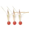 Juguete Popular para Gatos Transfronterizo, Pelota Saltarina con Plumas para Autoentretenimiento y Alivio del Aburrimiento, Pelota Interactiva para Lanzar, Nuevo Juguete para Mascotas al por Mayor