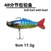 Pacote com Seção Dividida Chumbo Peixe Macio Atacado Pacote Transfronteiriço Chumbo Isca Macia Pesca de Barco Pesca em Mar Isca Equipamento de Pesca Fabricante Isca de Chumbo com Múltiplas Seções