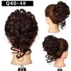 Bolsa de Cabello para Barba Larga Europea y Americana Peluca Esponjosa de Tamaño Extra Grande Bolas Femeninas Anillo de Cabello de Fibra Química para Cóctel Artefacto para el Cabello Anillo para Peluca Fabricante