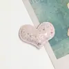Lentejuelas con Forma de Corazón Brillantes Ultrasónicas con Lazo de Perlas, Accesorios para el Cabello Hechos a Mano para Bricolaje, Decoraciones para Zapatos y Sombreros, Adornos para Ropa