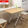 Mesa pequeña, mesa plegable, mesa de comedor, mesa de estudio para dormitorio, escritorio rectangular, adecuada para puestos y viviendas de alquiler