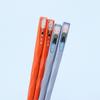 Palillos de Aleación de Dibujos Animados de Cinco Colores, Palillos Individuales de Alto Valor, Vajilla al por Mayor con Elementos de Moda de Estilo Japonés en Empaque de Caja