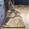 Tapete de Cocina Antideslizante a Prueba de Aceite Libre de Limpieza Absorbente Tapete para Pies Alfombra Resistente a la Suciedad Tapete de Puerta de Barro Diatomeáceo pvc