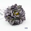 Flores Artificiales de Seda en Colores Otoñales, Coronas de Flores de Peonía, Arreglos Florales, Accesorios para el Cabello de Estilo Tradicional, Pintura al Óleo de Flores de Seda Peonías